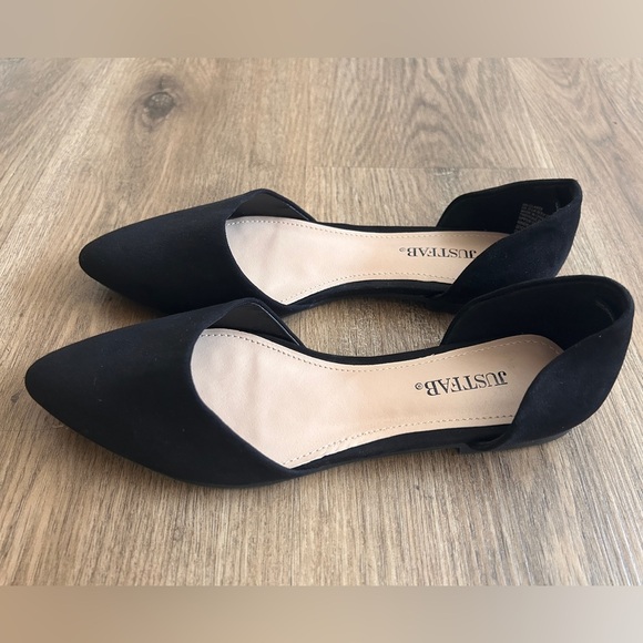 JustFab Woman’s Suede Flats- NWOT - Picture 4 of 9